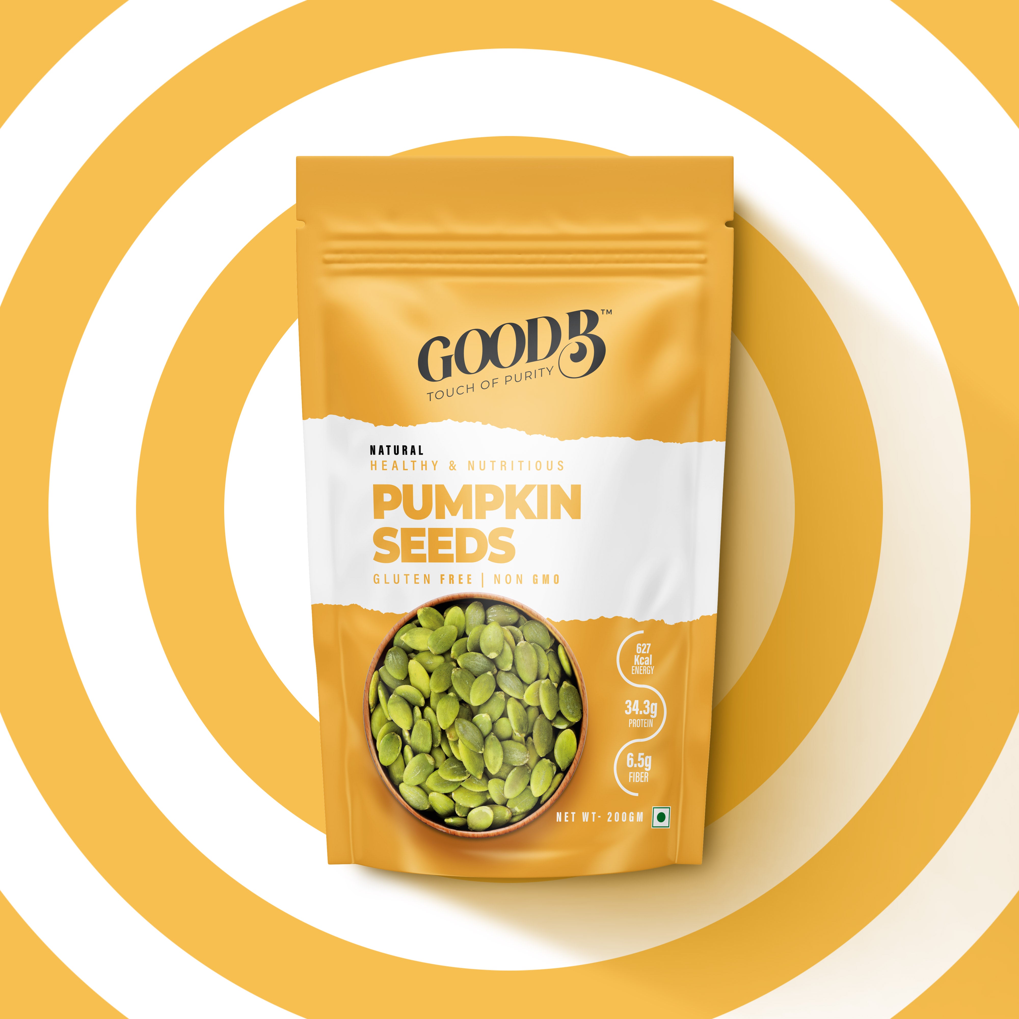 RAW PUMPKIN SEEDS FOR EATING - 200 GM