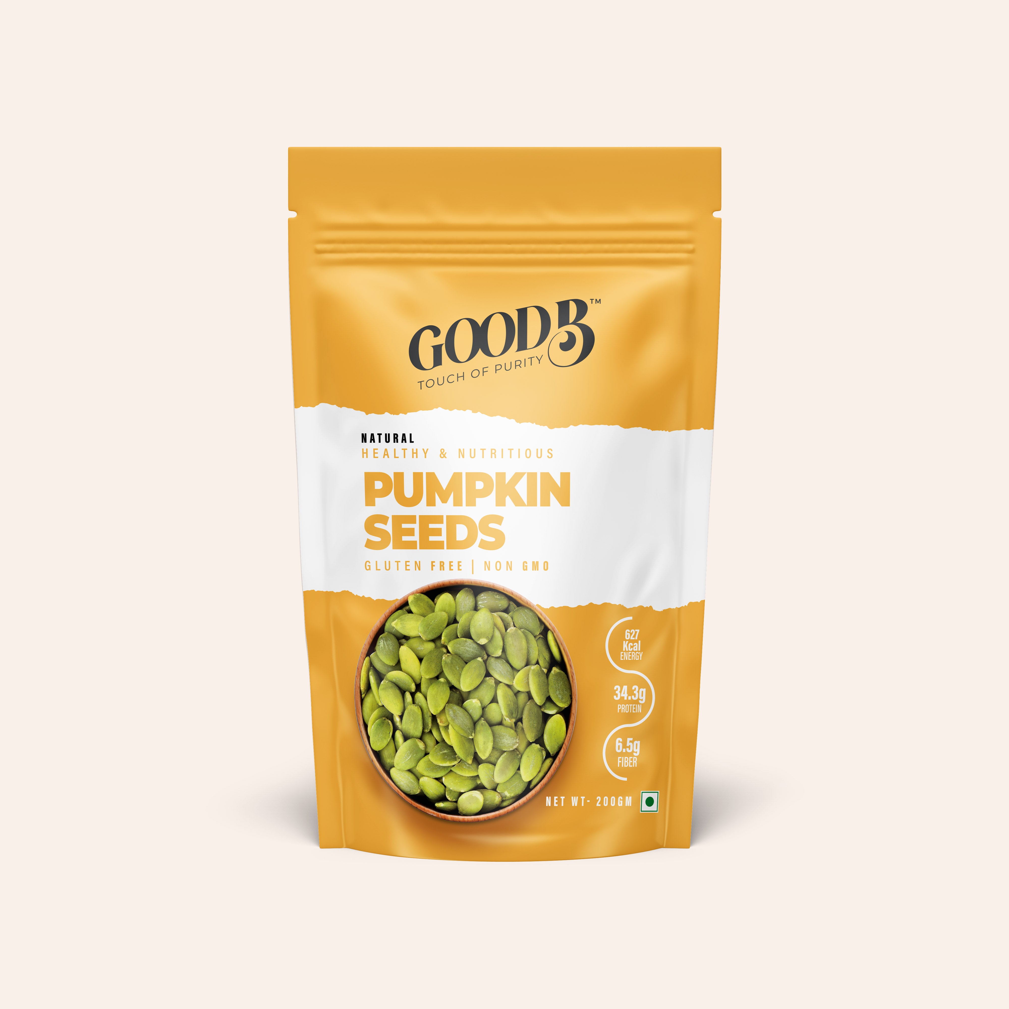 RAW PUMPKIN SEEDS FOR EATING - 200 GM